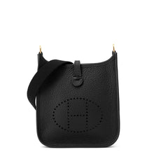 Load image into Gallery viewer, HERMES Evelyne Amazon Long Black Taurillon Clemence Size TPM
