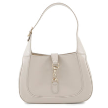 将图像加载到图库查看器中，GUCCI Jackie White782849 Leather Size Small
