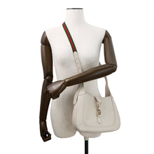 将图像加载到图库查看器中，GUCCI Jackie White782849 Leather Size Small
