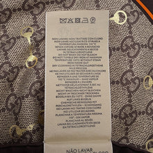 将图像加载到图库查看器中，GUCCI GG Print Horsebit Silk Scarf Size 90CM Brown/Orange662576 3G001 Silk100%
