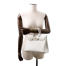 Load image into Gallery viewer, HERMES Birkin Pearl Grey Togo Leather Size 25
