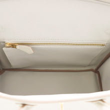 将图像加载到图库查看器中，HERMES Birkin Grease pail Togo Leather Size 25
