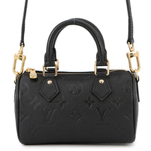 Load image into Gallery viewer, LOUIS VUITTON Nano Speedy NoirM82450 Monogram Empreinte Leather

