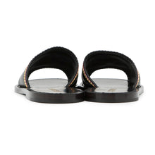 Load image into Gallery viewer, CHANEL CHANEL Sandals Black/MulticolorG37235 Leather Size 37C

