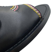 Load image into Gallery viewer, CHANEL CHANEL Sandals Black/MulticolorG37235 Leather Size 37C
