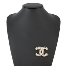 Load image into Gallery viewer, CHANEL CC Logo Rhinestone BroochAB5612 Metal Rhinestone
