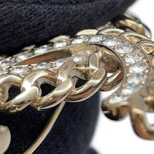 Load image into Gallery viewer, CHANEL CC Logo Rhinestone BroochAB5612 Metal Rhinestone

