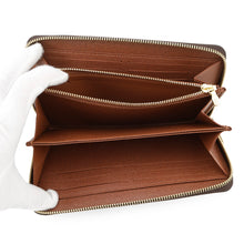 将图像加载到图库查看器中，LOUIS VUITTON Zippy Wallet BrownM42616 Monogram

