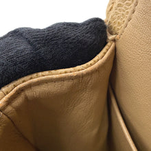 将图像加载到图库查看器中，CHANEL Matelasse W Flap ChainShoulder Bag BeigeA01112 Caviar Leather Size 25
