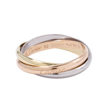 将图像加载到图库查看器中，CARTIER TrinityRing Size SM/62/#19B4086100 K18YG K18WG K18PG
