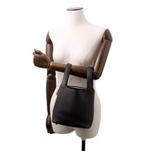 将图像加载到图库查看器中，HERMES Picotin Lock Black Taurillon Clemence Size PM
