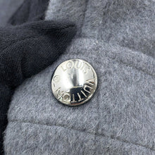 Load image into Gallery viewer, LOUIS VUITTON Double-faced Cape Sleeve Coat Size 38 Gray1AFSHX Wool 99% Silk1%

