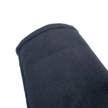 Load image into Gallery viewer, LOUIS VUITTON hooded wrap coat Size 34 Black1A4PE5 Wool 99% Silk1%
