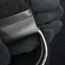 Load image into Gallery viewer, LOUIS VUITTON hooded wrap coat Size 34 Black1A4PE5 Wool 99% Silk1%
