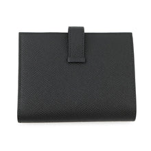 将图像加载到图库查看器中，HERMES BEAN Compact Black Epsom
