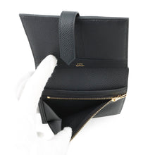 将图像加载到图库查看器中，HERMES BEAN Compact Black Epsom
