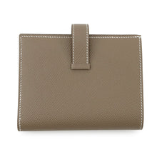 Load image into Gallery viewer, HERMES Bean compact Etoupe Epsom
