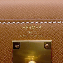 将图像加载到图库查看器中，HERMES Kelly Sellier Gold Epsom Size 28
