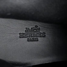Load image into Gallery viewer, HERMES Kelly Buckle Short Boots Fiacre Black Leather Size 42
