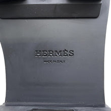 Load image into Gallery viewer, HERMES Kelly Buckle Short Boots Fiacre Black Leather Size 42
