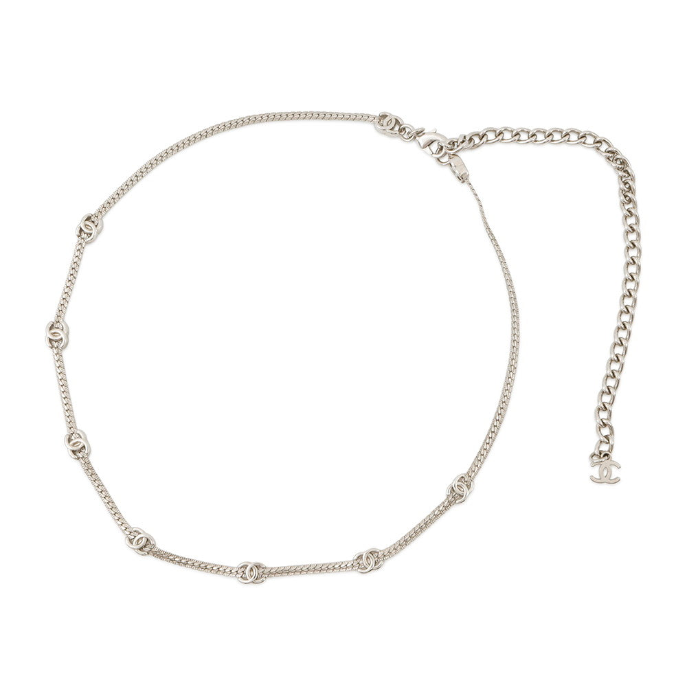CHANEL CC Logo NecklaceABE254 Metal
