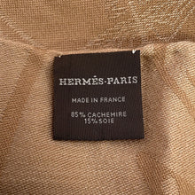 Load image into Gallery viewer, HERMES New Libris Large Stole Vert Army Cashmere85% Silk15%
