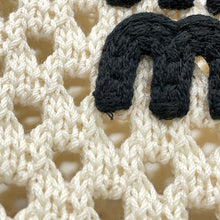 Load image into Gallery viewer, MIUMIU IVY logo tote White/Black5BG281 Cotton100%
