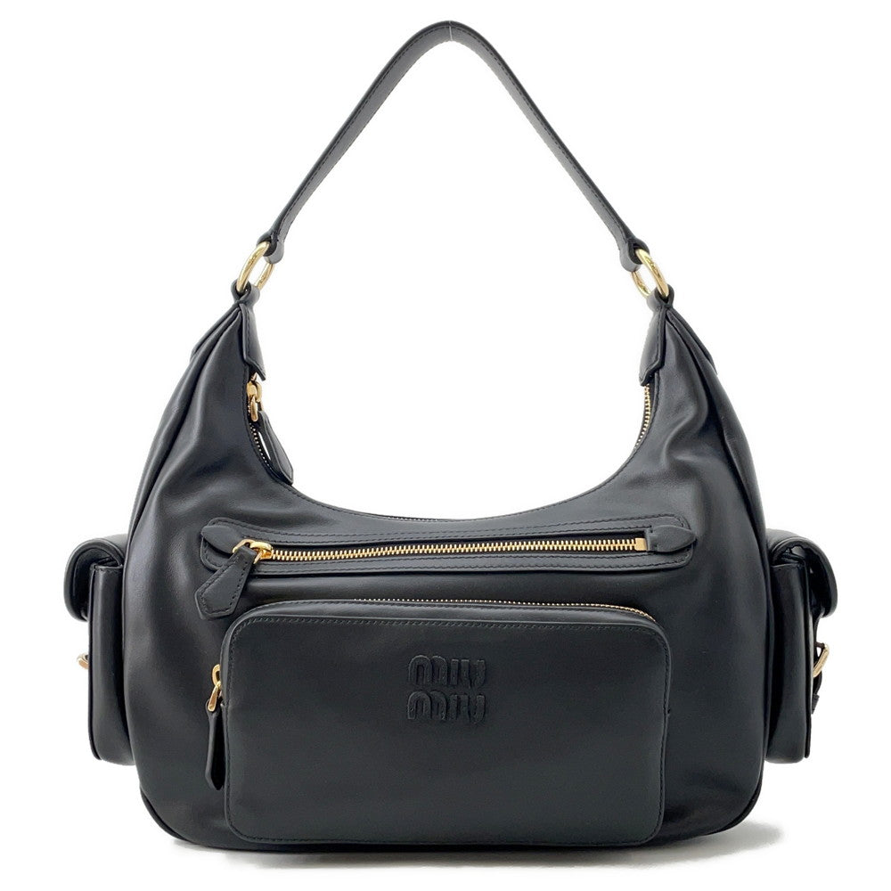 MIUMIU Pocket bag Black5BC189 Nappa Leather