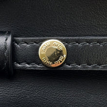 将图像加载到图库查看器中，MIUMIU Shoulder wallet Black5MT024 Leather
