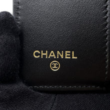 将图像加载到图库查看器中，CHANEL Small Tri-fold Wallet BlackAP4815 Caviar Leather
