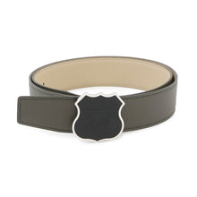 Load image into Gallery viewer, HERMES Emblem Reversible Belt Size 90 Vert Gris/Trench Epsom
