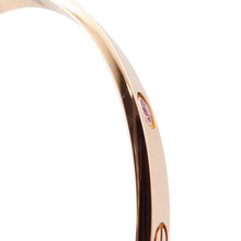 将图像加载到图库查看器中，CARTIER Love Bracelet Open Bangle Size 18 ClassicB6030018 18K Pink Gold
