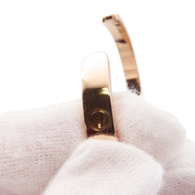 将图像加载到图库查看器中，CARTIER Love Bracelet Open Bangle Size 18 ClassicB6030018 18K Pink Gold
