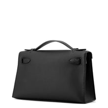 将图像加载到图库查看器中，HERMES PochetteKelly Black Swift Leather Size K HT 617 CU
