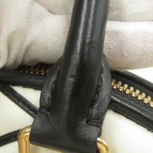 Load image into Gallery viewer, LOUIS VUITTON Alma White/BlackM23761 Lamb Leather Size BB

