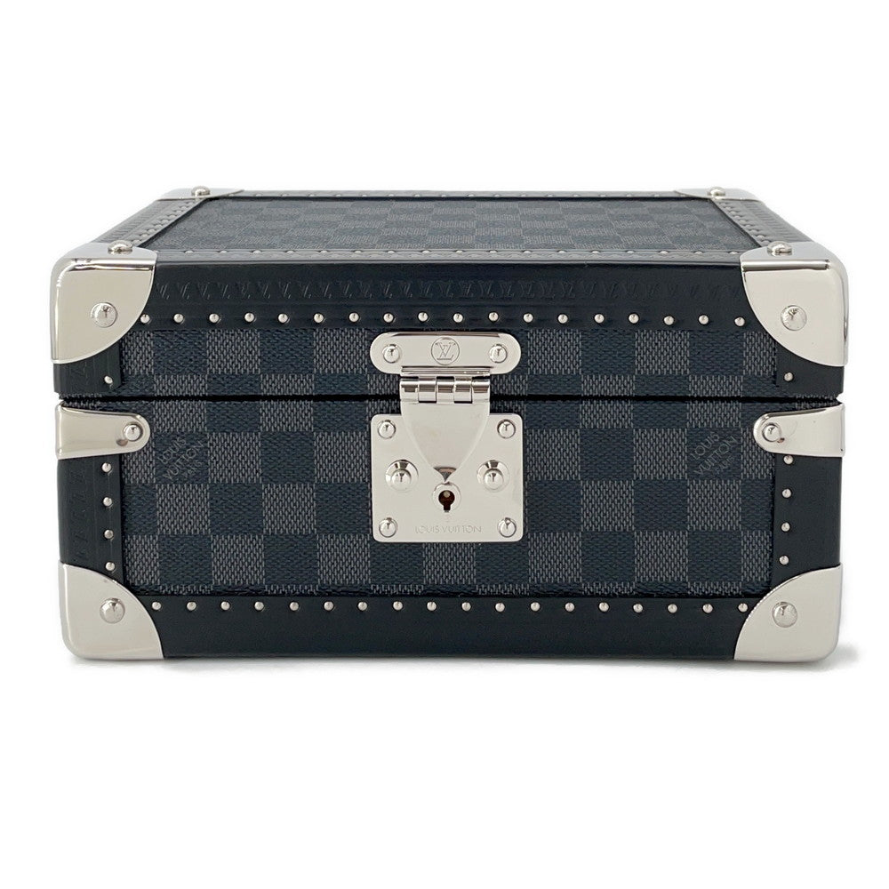 LOUIS VUITTON Coffret Tresor Noir Damier Graphite Size 24
