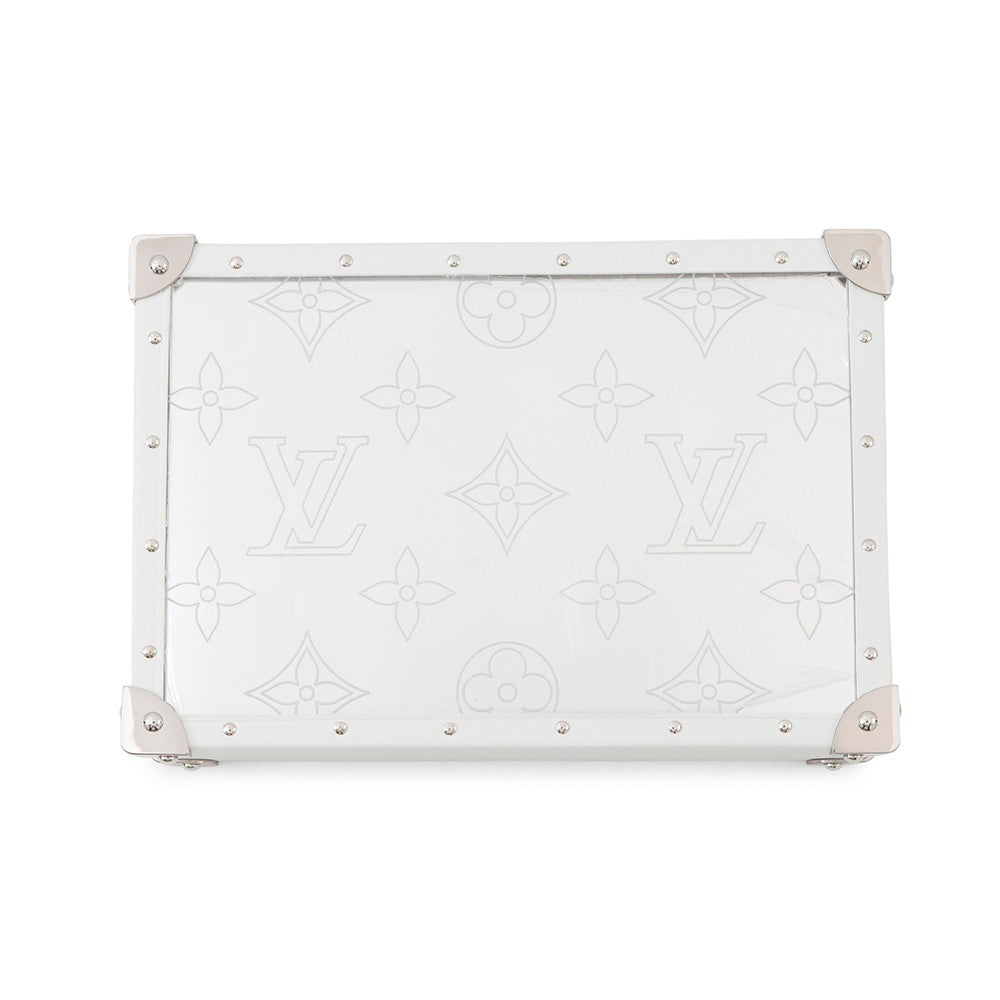 LOUIS VUITTON jewelry box trunk White/PinkGI0652 Monogram