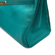 将图像加载到图库查看器中，HERMES Birkin SPO Blue Paon/Pelouse Epsom Size 40
