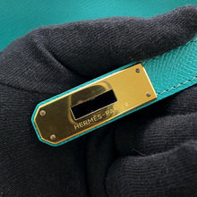 将图像加载到图库查看器中，HERMES Birkin SPO Blue Paon/Pelouse Epsom Size 40
