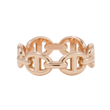 将图像加载到图库查看器中，HERMES Chaine d&#39;Ancre Anchene Ring Size PM/48/#8 18K Pink Gold
