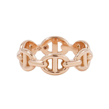 Load image into Gallery viewer, HERMES Chaine d&#39;Ancre Anchene Ring Size PM/48/#8 18K Pink Gold
