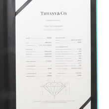 将图像加载到图库查看器中，TIFFANY&amp;Co. Harmony Engagement Diamond Ring Size Approximately No. 9 Pt950
