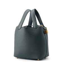 Load image into Gallery viewer, HERMES Picotin Lock Vert Mangrove Taurillon Clemence Size PM
