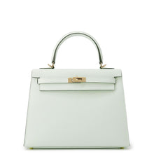 将图像加载到图库查看器中，HERMES Kelly Sellier VertPeppermint Epsom Size 25
