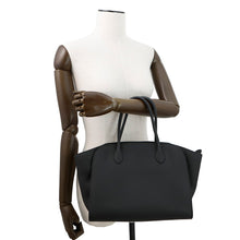Load image into Gallery viewer, The Row Marlo Tote BlackW1802 Calf Leather Size 12
