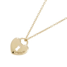 将图像加载到图库查看器中，TIFFANY&amp;Co. Heart Rock Necklace 18K Yellow Gold
