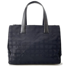 Load image into Gallery viewer, CHANEL New Travel Line Tote Bag BlackA15991 Nylon Leather Size MM
