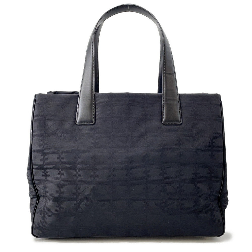 CHANEL New Travel Line Tote Bag BlackA15991 Nylon Leather Size MM