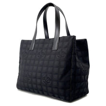 Load image into Gallery viewer, CHANEL New Travel Line Tote Bag BlackA15991 Nylon Leather Size MM
