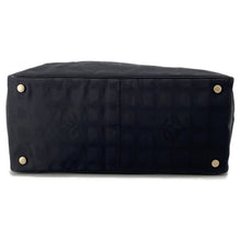 Load image into Gallery viewer, CHANEL New Travel Line Tote Bag BlackA15991 Nylon Leather Size MM
